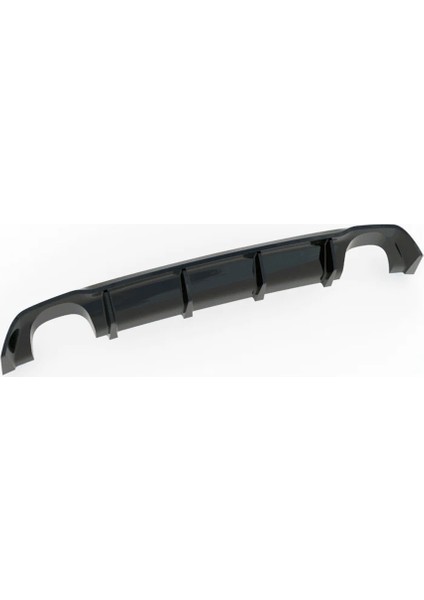 Seat Leon Mk3.5 Cupra Difüzör Parlak Siyah Plastik Sağ Sol Tekli 2017-2020 Arka-Difizör-Bodykit-Ek modelleri