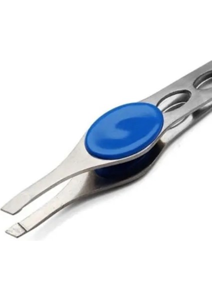 Mavi Mandallı Titanium Akustik Düz Uç Cımbız XLC502