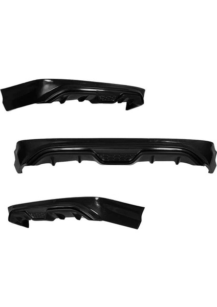 Honda Civic Vtec 2 Custom Arka Ek Difüzör Siyah Plastik 2001 2002 2003 2004 Arka-Difizör-Bodykit-Ek fırsatları