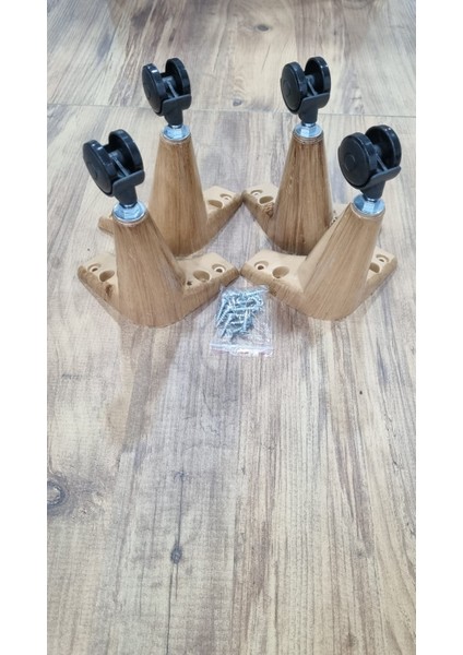 Tekerlekli Sihirli Sehpa Masa Ayağı 360 Derece Dönebilen 20 cm 4 Adet Siyah Vida Hediyeli fiyatları