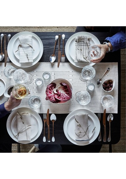 Vararv Servis Örtüsü Natürel Koyu Gri 35 x 150 cm fiyatları