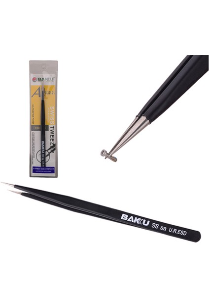 Uzun Uç Ince Cımbız, Hassas ve Dayanıklı Temizlik Aracı