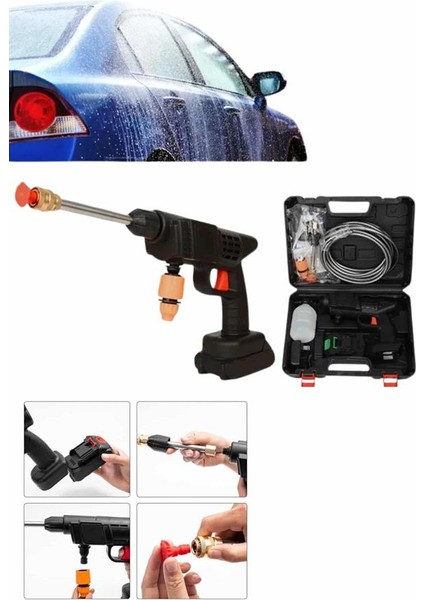 Msa-Shop Bahçe Sulama Tabancası Makinesi Yüksek Basınçlı Akülü Yıkama Makinesi indirimleri