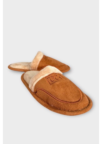 Içi Peluş Kaydırmaz Taban Bohça Unisex Ev Terliği Taba fiyatları