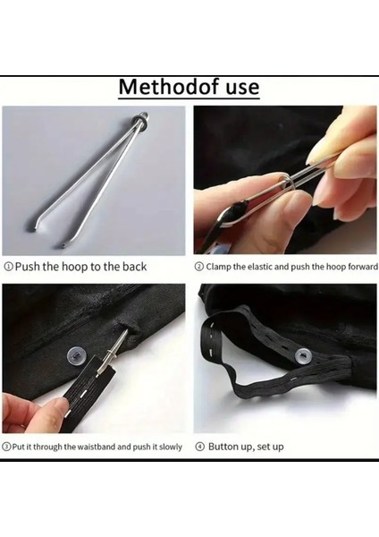 5'li Esnek Uçlu ve Ergonomik Tutma Yeri ile Beyaz Yaylı Iplik Geçirme Aleti fiyatları