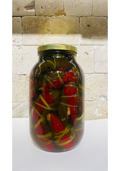 Gurme Yaylacım Kahvaltı Sarayı Bursa Gedelek Ev Yapımı Patlıcan Dolma Turşusu 4500GR