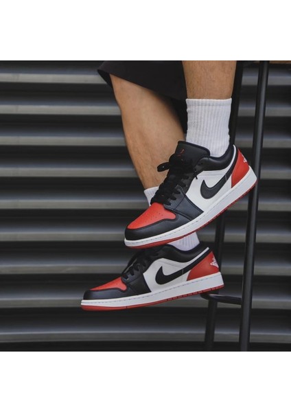 Air Jordan 1 Low Bred Toe-Sportxoutlet