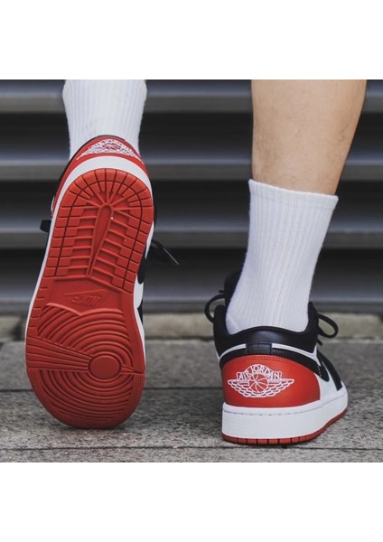 Air Jordan 1 Low Bred Toe-Sportxoutlet fırsatları
