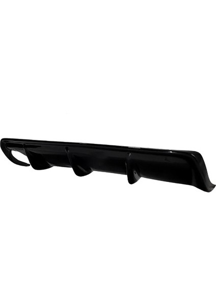 Seat Leon Mk2.5 Difüzör Parlak Siyah Plastik 2009 2010 2011 2012 Arka-Difizör-Bodykit-Ek-Karlık