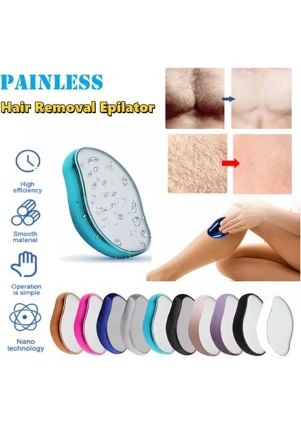 Nano Epilatör Taşı, Hijyenik ve Ağrısız Kişisel Bakım, Kılları Ovalayarak Temizler