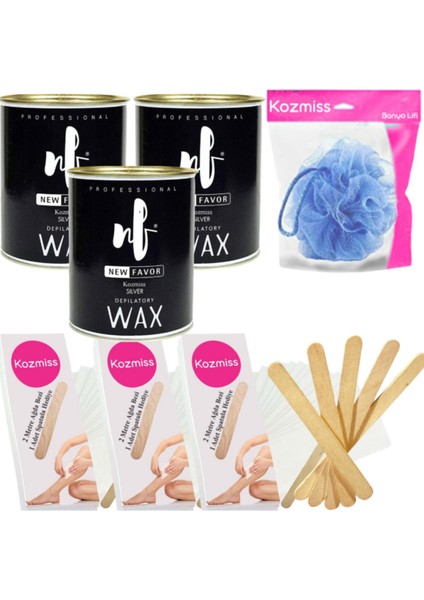 800 ml Silver Ağda Seti 8 Parça, Kolay ve Pratik Kullanım Sunar