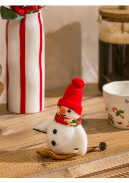 Kardan Adam Figürlü Dekoratif Obje 14 cm (W5)