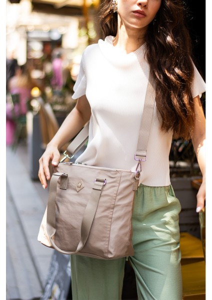 Suya Dayanıklı Çok Bölmeli Krinkıl Çanta Kol Çantası Omuz 4012