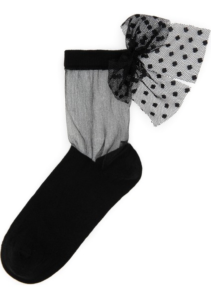 Kadın Siyah Çorap 50308228-VR046 fiyatları