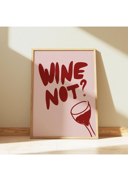 Doğal Ahşap Çerçeveli Uv Baskı Wine Not Yazılı Tablo Seti – Modern & Şık Mutfak Duvar Dekoru