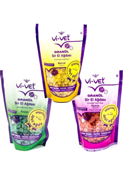 Yumuşak ve Pürüzsüz Cilt Için 3'lü Granül Ağda Seti fiyatları