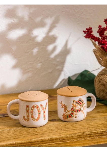 Kupa Figürlü Tuzluk ve Biberlik Seti (W5)