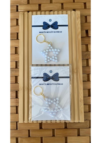 Isme Özel Hoşgeldin Yıldız anahtarlık Bebek Hediyelik - 20 Adet - Kolonya Şişe - Mevlüt, Doğum, Baby Shower modelleri