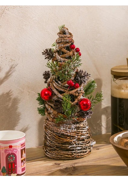 Yılbaşı Temalı Dekoratif Obje 30 cm (W5)