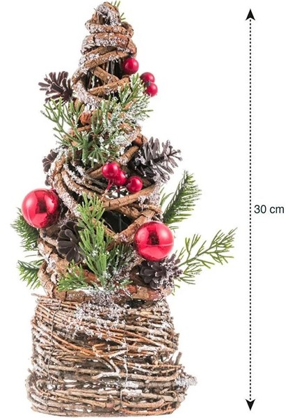 Yılbaşı Temalı Dekoratif Obje 30 cm (W5) fırsatları