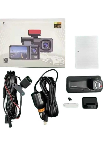 Sepetim Ön ve Arka Kameralı 2 Inç 1080P Full Hd Dvr Araç Içi Ekran fırsatları
