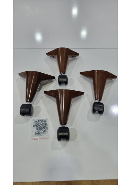 Tekerlekli Sihirli Sehpa Masa Ayağı 360 Derece Dönebilen 17 cm 4 Adet Söğüt. Vida Hediyeli!!! fiyatları