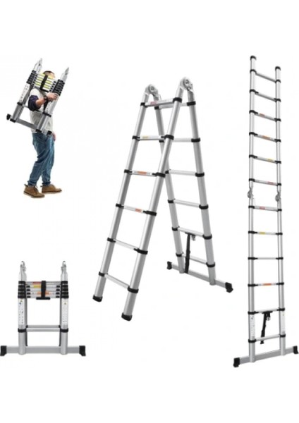 Alüminyum Çok Fonksiyonlu Teleskopik Merdiven indirimleri