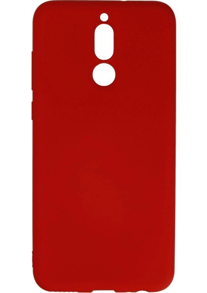 Huawei Mate 10 Lite Kılıf Nano içi Kadife Silikon - Kırmızı