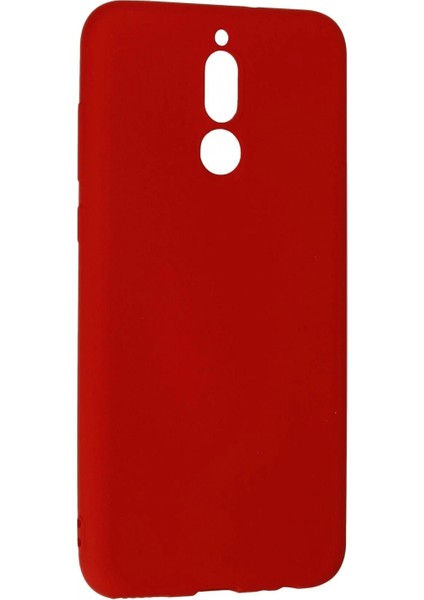 Huawei Mate 10 Lite Kılıf Nano içi Kadife Silikon - Kırmızı modelleri