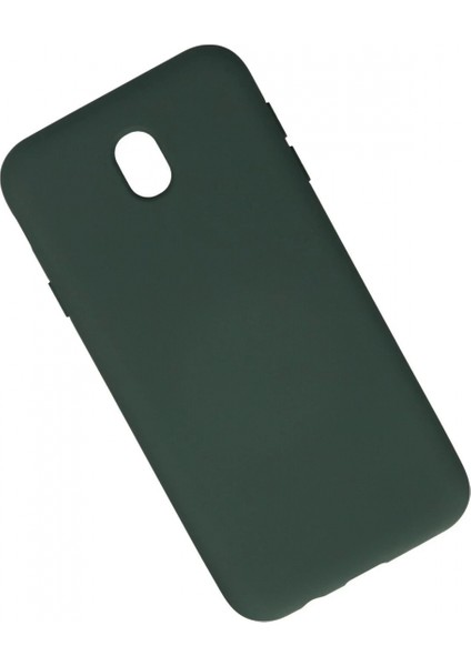 Samsung Galaxy J7 Pro / J730 Kılıf Nano Içi Kadife Silikon - Koyu Yeşil fiyatları