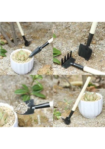 Mini Ahşap Hobi Bahçe Seti 3 Parça fiyatları