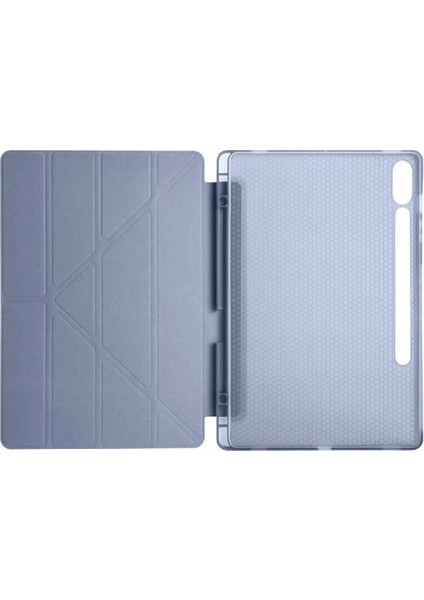 Samsung Galaxy X610 Tab S9 Fe Plus 12.4 Kılıf Kalemlikli Mars Tablet Kılıfı - Lila modelleri