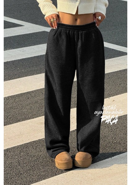 Erkek Kadın Bol Kesim Ayarlanabilir Paçalı Baggy Eşofman Altı Jogger fırsatları