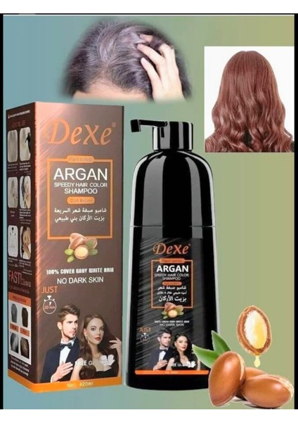 Dexe Koyu Kahve Argan Yağlı Şampuan 400 ml