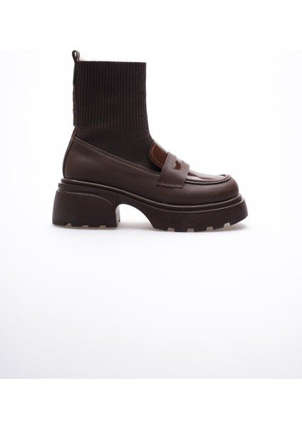 Kadın Çorap Bot Triko Kahve Boska modelleri