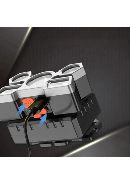 Şarjlı 5 LED 4 Modlu Cob LED Avcı Balıkçı Kamp Süper Kafa Lambası Model 212 fiyatları