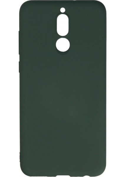 Huawei Mate 10 Lite Kılıf Nano Içi Kadife Silikon - Koyu Yeşil