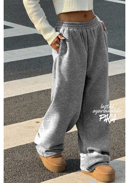 Erkek Kadın Bol Kesim Ayarlanabilir Paçalı Baggy Eşofman Altı Jogger modelleri