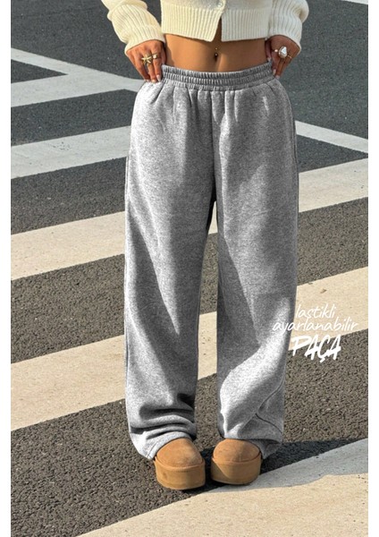 Erkek Kadın Bol Kesim Ayarlanabilir Paçalı Baggy Eşofman Altı Jogger fırsatları