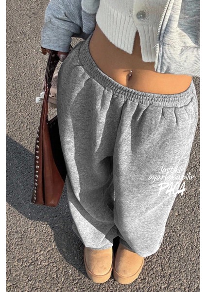 Erkek Kadın Bol Kesim Ayarlanabilir Paçalı Baggy Eşofman Altı Jogger indirimleri