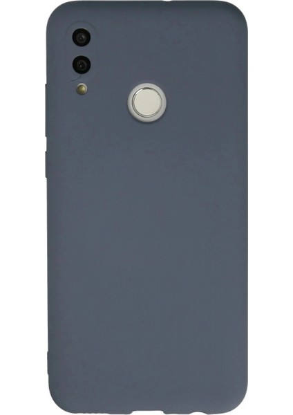 Huawei P Smart 2019 Kılıf Nano Içi Kadife Silikon - Gri