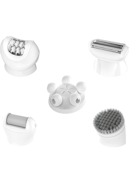 5'li Epilasyon ve Bakım Seti, Çok Fonksiyonlu, Beyaz, PC-E110035 fiyatları
