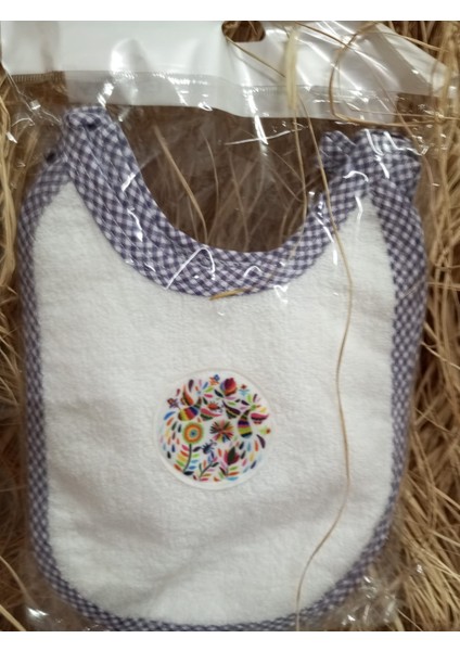 3'lü Bebek Mama Önlüğü Seti – Çiçek Desenli fiyatları