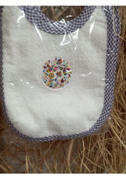 3'lü Bebek Mama Önlüğü Seti – Çiçek Desenli modelleri