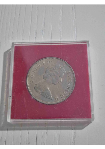 Ingiliz Kraliçe Hatıra Madalyon 1981. Orijinal Dönemine Ait 4cm Çapında Orijinal Kutusunda.; Koleksiyonluk Kraliçe Elizabeth Madalya fiyatları