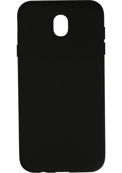 Samsung Galaxy J7 Pro / J730 Kılıf Nano içi Kadife Silikon - Siyah