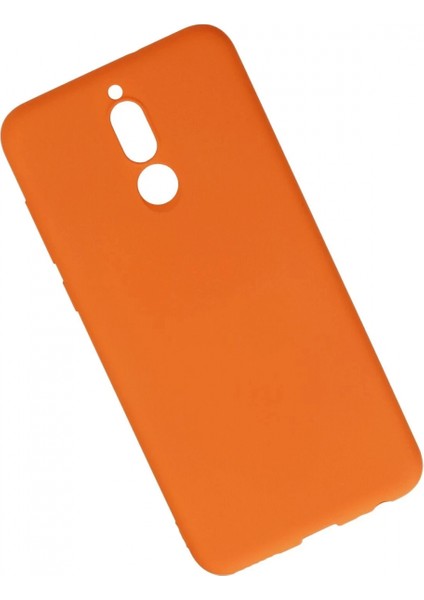 Huawei Mate 10 Lite Kılıf Nano içi Kadife Silikon - Turuncu fiyatları