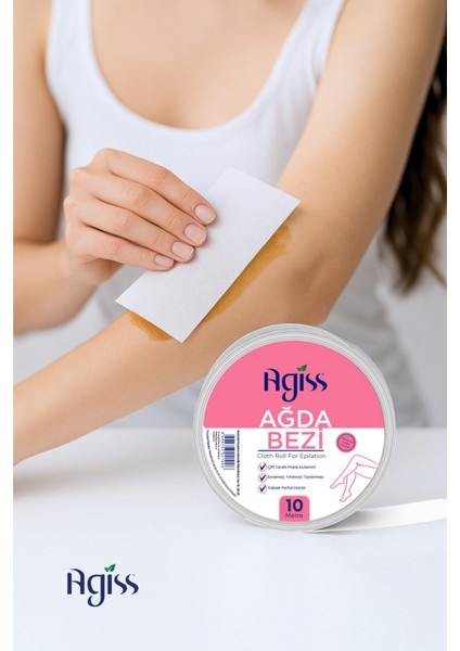 3 Adet Kartuş Roll-On Ağda, 2 Adet 10 Metre Ağda Bezi, Hassas Ciltler Için Set indirimleri