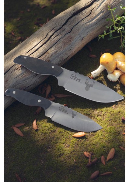 Çakı Babalı Oğullu Ikili Çakı Oymalı Sap El Yapımı Outdoor Çakı modelleri