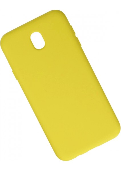Samsung Galaxy J7 Pro / J730 Kılıf Nano Içi Kadife Silikon - Sarı fiyatları